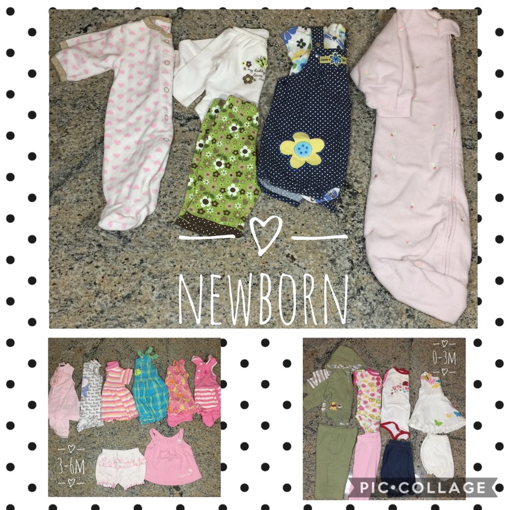 Baby Girl 15 Pc Bundle 0-6M